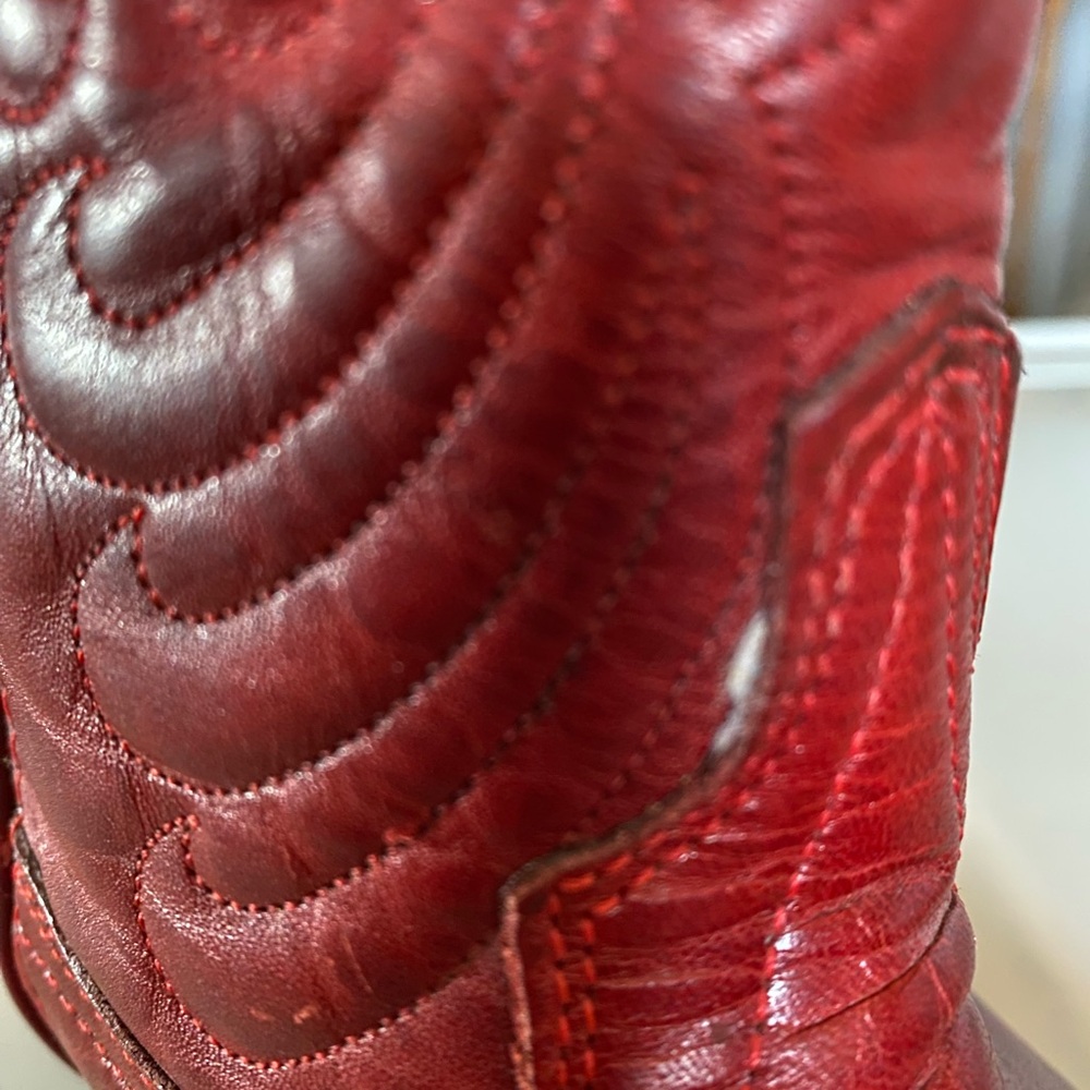 Laredo Red Western Boots - Picture 9 of 11